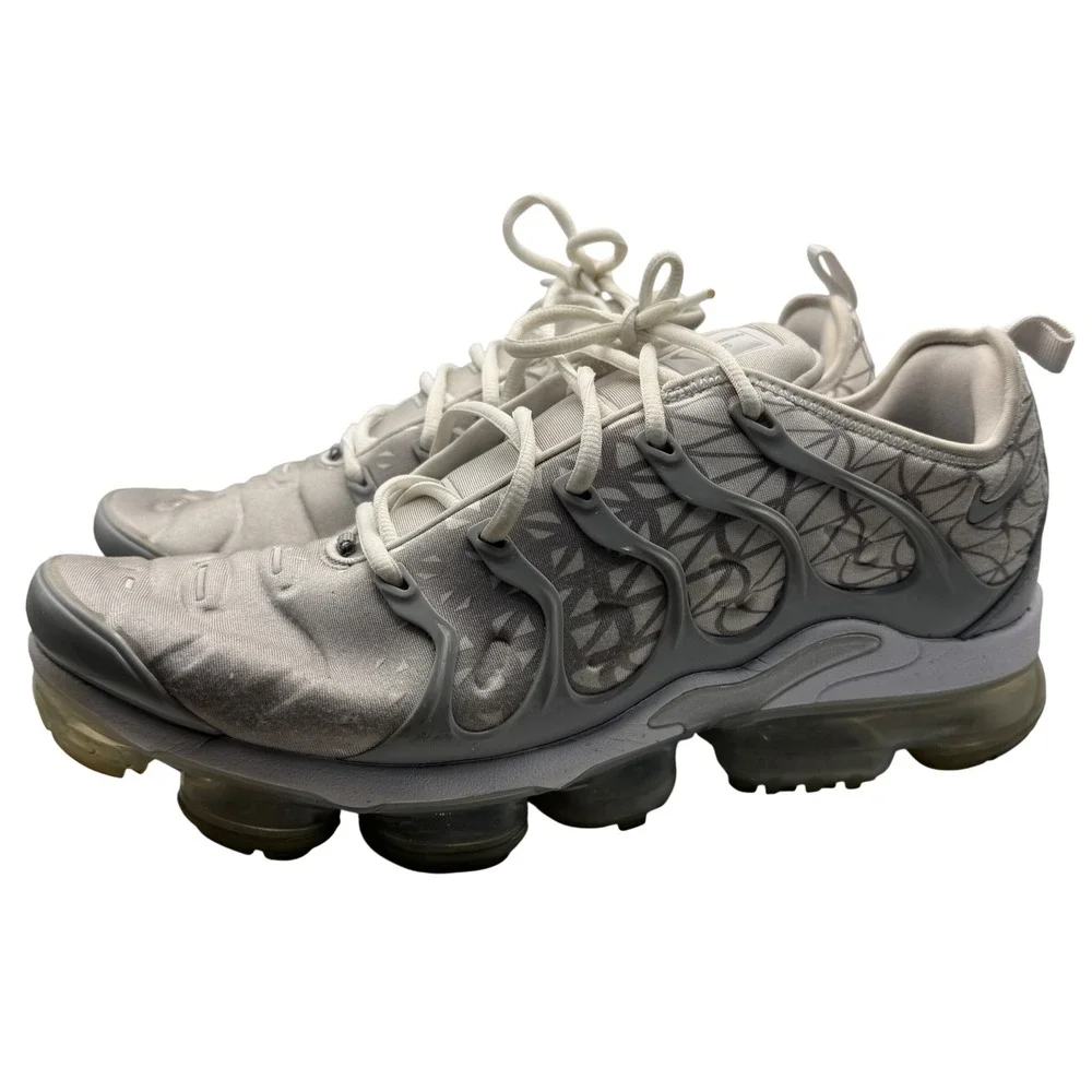 Nike Air VaporMax Plus Geometric Wolf Grey White 924453-106 Men's Size 13